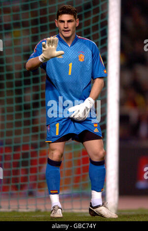 Fußball - International freundlich - Spanien / Peru. Iker Casillas, Torhüter in Spanien Stockfoto