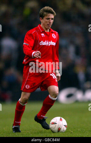 Fußball - Carling Cup - Finale - Middlesbrough gegen Bolton Wanderers. Jununo, Middlesbrough Stockfoto