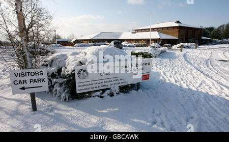 Winterwetter Stockfoto