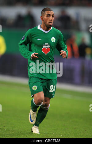 Fußball - UEFA Cup - Gruppe E - Wolfsburg V Portsmouth - Volkswagen Arena. Ashkan Dejagah, Wolfsburg Stockfoto