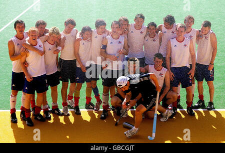 Olympische Spiele - Australian Youth Olympic Festival 2009 - Tag Fünf - Sydney Olympic Park. Die britischen Männer beenden die Bronzemedaille beim Australian Youth Olympic Festival, Sydney Olympic Park, 18-01-09 Stockfoto