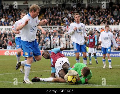 Fußball - Pokal - 4. Runde - Hartlepool United gegen West Ham United - Victoria-Park Stockfoto