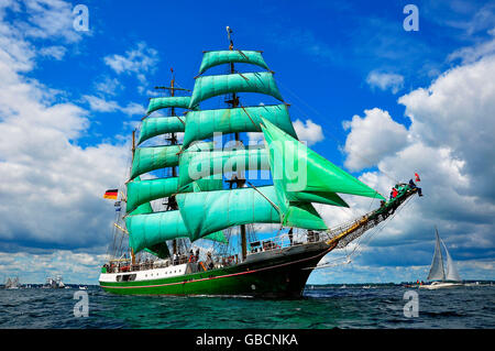 Windjammer, Vollsegel, Alexander von Humboldt Stockfoto