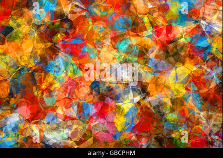 abstrakten bunten Hintergrund, Digital generiert Stockfoto