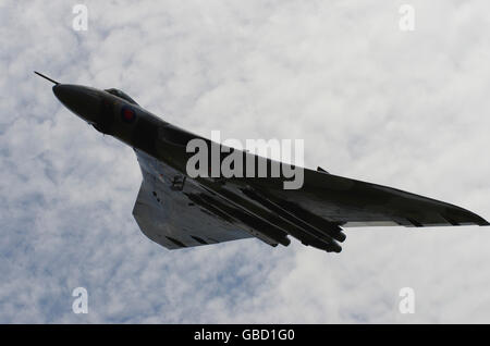 Avro Vulcan, XH558, G-VLCN, Spirit of Great Britain, bei Old Warden Stockfoto