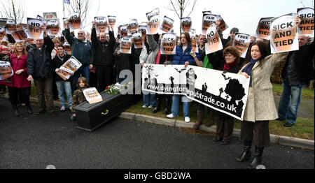 Enterprise Inns protest Stockfoto