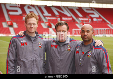 Fußball - Southampton-Pressekonferenz - St. Marien Stockfoto