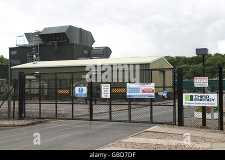 Knapton Kraftwerk, durch Dritte Energie besaß, im East Knapton, North Yorkshire, UK. Ian hinchliffe/ianrichardhinchliffe. Stockfoto