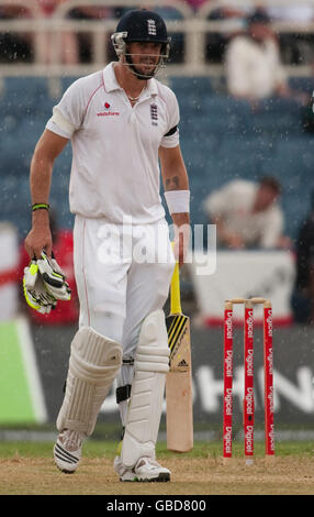 Fussball - erste Test - Tag eins - Westindische Inseln V England - Sabina Park - Kingston - Jamaika Stockfoto