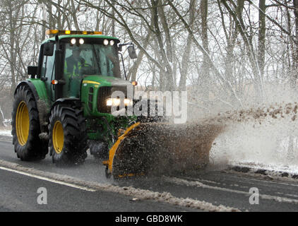 Winterwetter Stockfoto