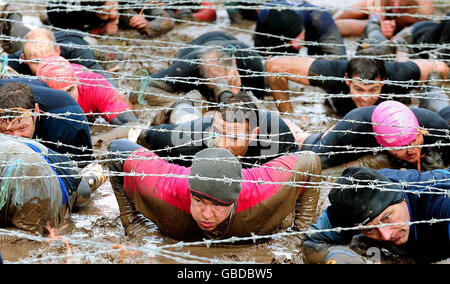 Harter Kerl 2009-Ausdauer-Wettbewerb Stockfoto