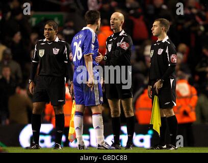 Fußball - Barclays Premier League - Liverpool V Chelsea - Anfield Road Stockfoto