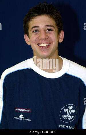 Cricket - Surrey County Cricket Club - Jardine Lloyd Thompson Under 19 Tour Launch. Akbar Ansawi, Surrey unter 19 Jahren Stockfoto