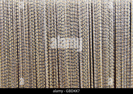 Fäden aus Kunststoff für Hintergründe Stockfoto