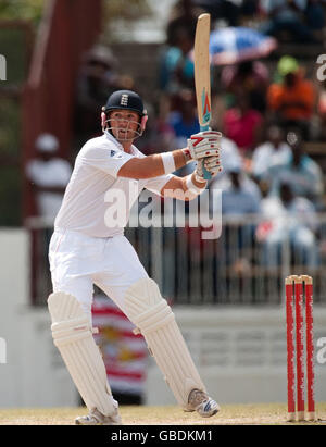 Cricket - dritten Test - Tag 2 - Westindische Inseln V England - Antigua Recreation Ground Stockfoto