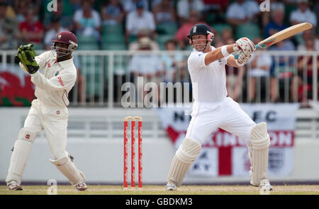 Cricket - dritten Test - Tag 2 - Westindische Inseln V England - Antigua Recreation Ground Stockfoto