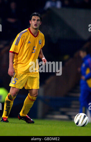 Fußball - International freundlich - Schottland / Rumänien. Cristian Chivu, Rumänien Stockfoto