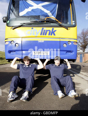 Rugby Union Scottish Citylink Fototermin - Murrayfield Stadium Stockfoto