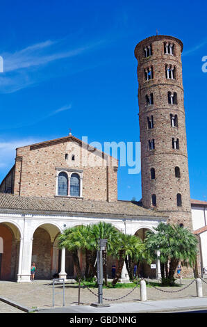 Basilica di Sant Apollinare Nuovo in Ravenna, Italien Stockfoto