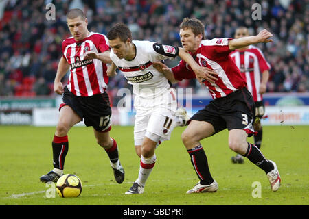 Fußball - Pokal - 4. Runde - Sheffield United gegen Charlton Athletic - Bramall Lane Stockfoto