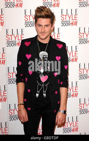 ELLE Style Awards 2009 - London. Henry Holland kommt zu den Elle Style Awards 2009 im Big Sky London, 29-31 Brewery Street, London Stockfoto