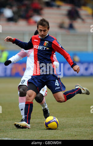 Fußball - Italienische Serie A - Genua - Palermo - Comunale Luigi Ferraris. Domenico Criscito, Genua Stockfoto