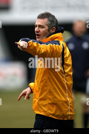 Rugby Union - RBS 6 Nations Championship 2009 - Frankreich gegen Schottland - Schottland Training - Stade de France. Schottland-Cheftrainer Frank Hadden Stockfoto