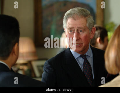 Prinz trifft Unterstützer des Cambridge-Programms für Nachhaltigkeit Stockfoto