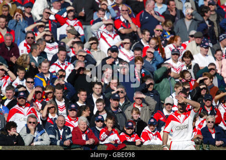 Rugby League - Powergen-Challenge-Cup - Viertel-Finale - St Helens V Rumpf Stockfoto