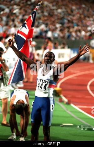 WELT-LEICHTATHLETIK-MEISTERSCHAFTEN-STUTTGART Stockfoto