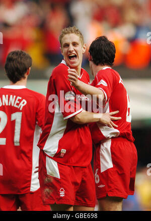 Fußball - bundesweit League Division One - Ipswich Town V Nottingham Forest Stockfoto