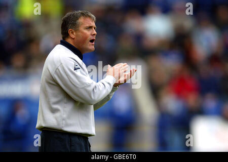 Fußball - FA Barclaycard Premiership - Leicester City / Everton. Micky Adams, Leicester City Manager Stockfoto