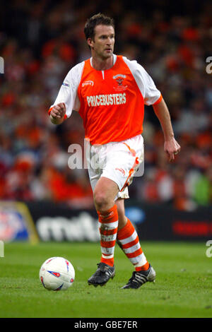 Fußball - LDV Vans Trophy - Finale - Blackpool / Southend United. Simon Grayson, Blackpool Stockfoto