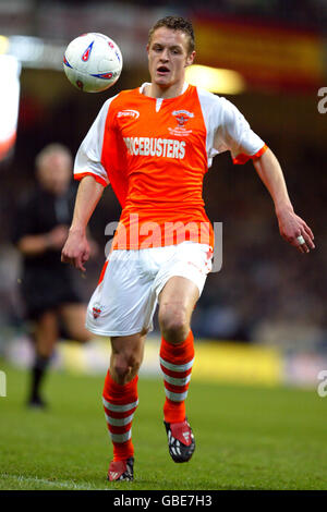 Fußball - LDV Vans Trophy - Finale - Blackpool / Southend United. Matthew Blinkhorn, Blackpool Stockfoto