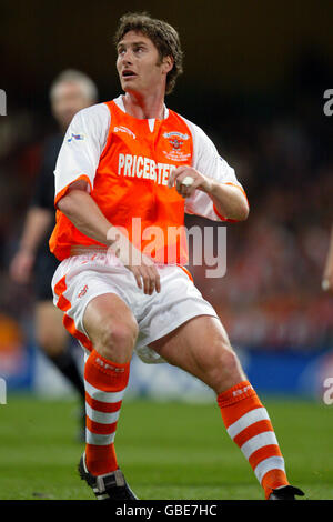 Fußball - LDV Vans Trophy - Finale - Blackpool / Southend United. Tony Dinning, Blackpool Stockfoto