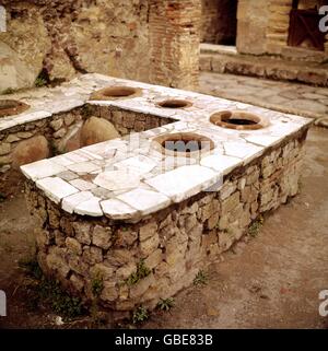 Geographie / Reisen,Italien,Herculaneum(Ercolano),Thermopolium(Taverne),Innenansicht,taproom,Ruine,Pompeji,Pageant,Römisches Reich,Antike Welt,Antike Zeiten,historisch,historisch,Reste,Archäologie,Ausgrabung,Grabung,Ausgrabungen,Kampanien,Weltkulturerbe Gastronomie,Straße Taverne,Tavernen,Schiff,Schiffe,Behälter,Aufbewahrungsbehälter,antike Stätten,UNESCO,Weltkulturerbe,UNESCO,Weltkulturerbe,UNESCO,Weltkulturerbe,UNESCO,UNESCO Weltkulturerbe,UNESCO Stockfoto