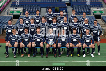 Murrayfield Rugby-Union - Schottlands Kapitän laufen- Stockfoto