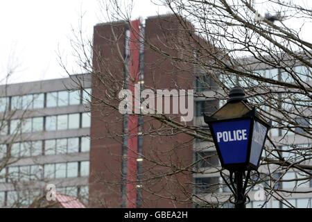 Eine allgemeine Ansicht des Greater Manchester Police HQ, Chester House. Stockfoto