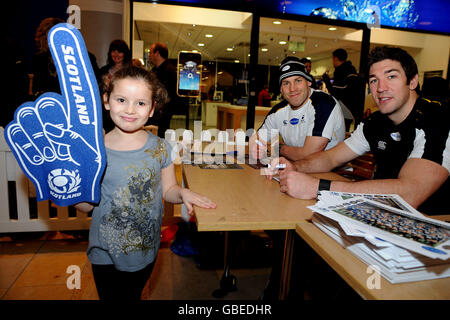 Rugby-Union - Schottland Rugby Fun Day - Ocean Terminal Stockfoto