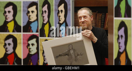 Robert Burns Kunstausstellung Stockfoto