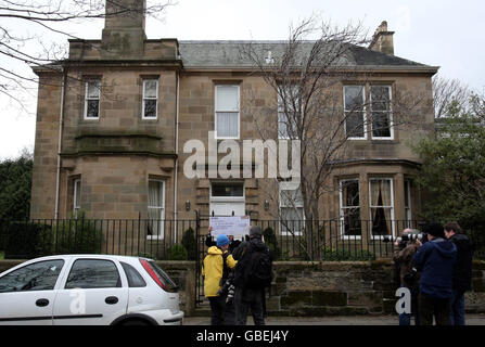 Ärger über Sir Fred Goodwin RBS Rente Stockfoto