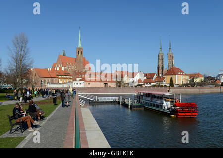 Dominsel, Breslau, Niederschlesien, Polen Stockfoto