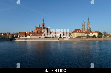 Dominsel, Breslau, Niederschlesien, Polen Stockfoto