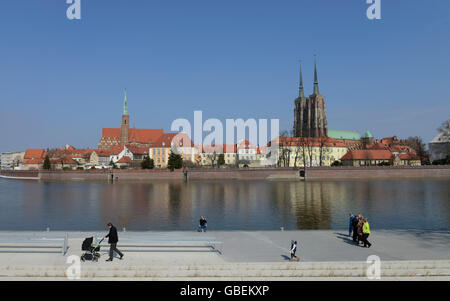 Dominsel, Breslau, Niederschlesien, Polen Stockfoto