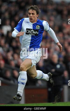 Fußball - Barclays Premier League - Blackburn Rovers gegen Aston Villa - Ewood Park. Stephen Warnock, Blackburn Rovers Stockfoto