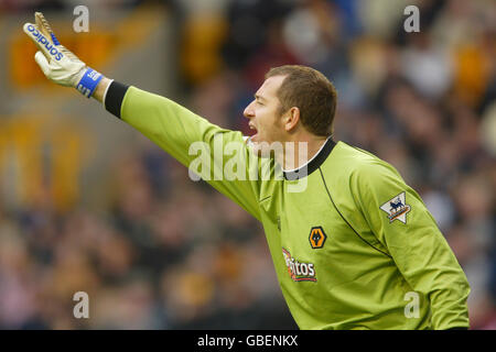 Fußball - FA Barclaycard Premiership - Wolverhampton Wanderers / Southampton. Der Torhüter von Wolverhampton Wanderers, Paul Jones Stockfoto