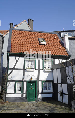 Mini Hotel, kleinste Hotel in Deutschland, Herdecke, Hagen, Nordrhein-Westfalen, Deutschland Stockfoto