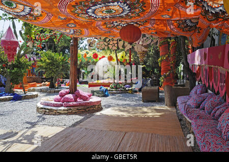 Las Dalias, Hippie-Markt, Balearen, Spanien, Ibiza, Sant Carles de Peralta und Pityusen / San Carlos Stockfoto