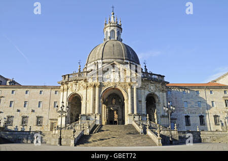 Basilika von Loyola, Kloster, Museum, Azpeitia, Gipuzkoa Provinz, Pais Vasco, Baskenland, Spanien Stockfoto