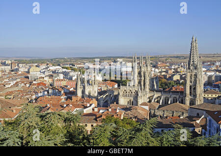 Kathedrale, Burgos, Provinz von Kastilien und Leon, Spanien / Castilla y Leon Stockfoto